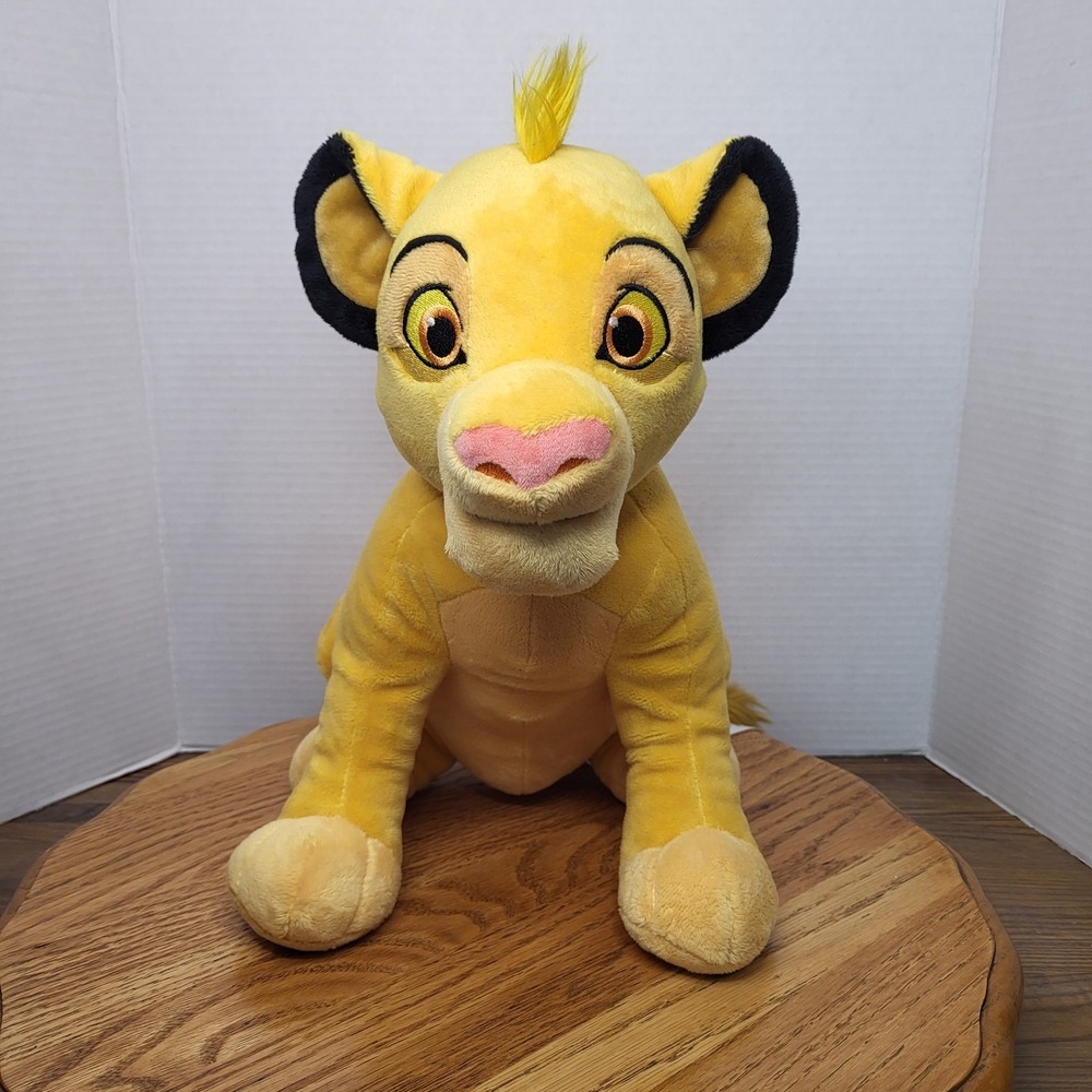 Simba The Lion King Disney Plush Stuffed Animal Young Cub 14"